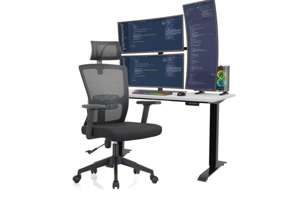 Fotel biurowy K26 SITWELL CZARNY